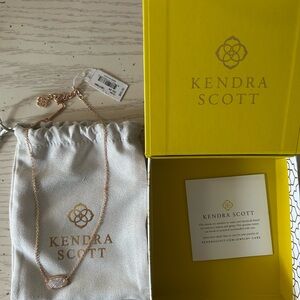 NWT Kendra Scott Rose Gold Necklace